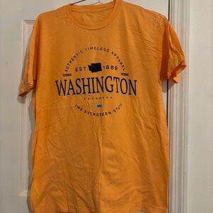 Golden Yellow Washington State T-shirt